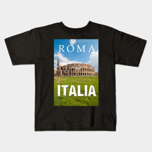 Rome, Italy - Iconic Colosseum. Kids T-Shirt